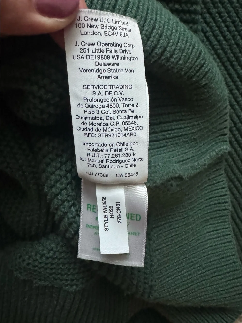J. Crew Men's Heavyweight Mixed Texture Cable Knit Sweater L Dark Green Heritage